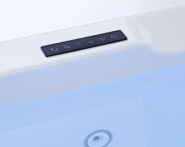 Ванна акриловая Jacob Delafon Micromega Duo 150х100 см левая E5BD1160-00 (детальная фотография), современныe, hi-tech