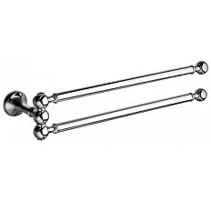 Полотенцедержатель двойной поворотный для ванной хром  Regency RE 214 51 CR