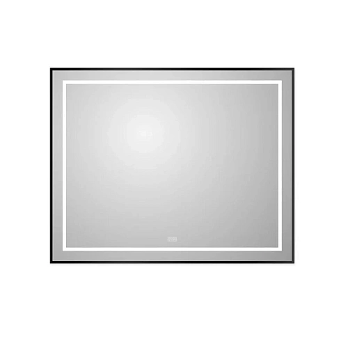 Зеркало с подсветкой BelBagno Kraft 100 см черное - фото 4