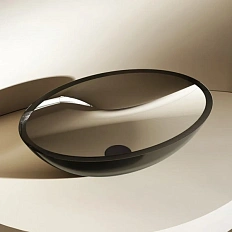 Раковина Abber Kristall 50 см черная