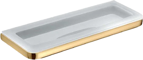 Полочка для ванной Colombo Lulu хром/золото B6203.gold (детальная фотография)