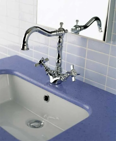 Смеситель для раковины Migliore Princeton состаренный хром 19370 (детальная фотография), классические, ретро, декорированные