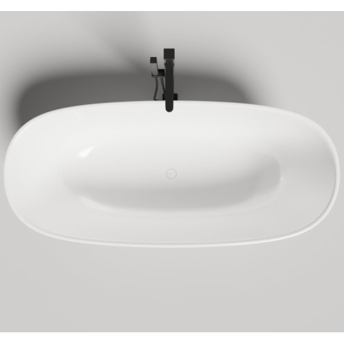 Ванна из искусственного камня Salini Greca In 180x80 см белая матовая 104821M (детальная фотография), 180x80 см