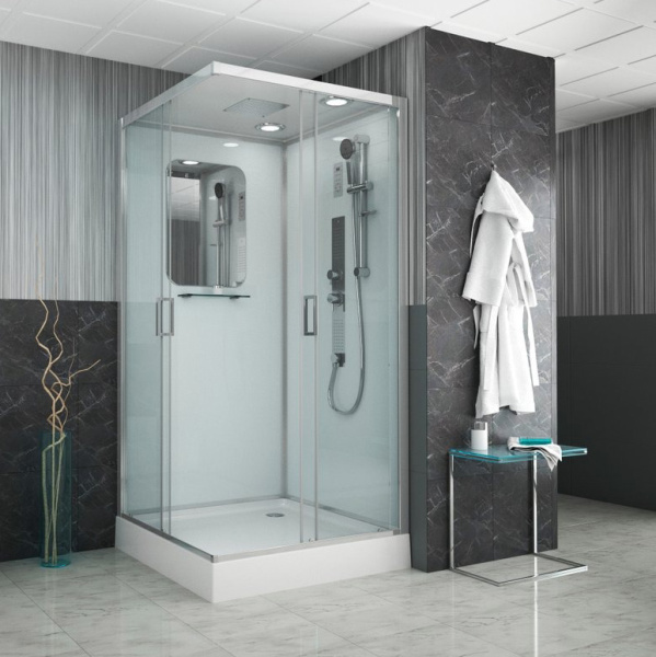 Душевая кабина Niagara Premium 90х90 см профиль хром 60010114GQ (детальная фотография), квадратные