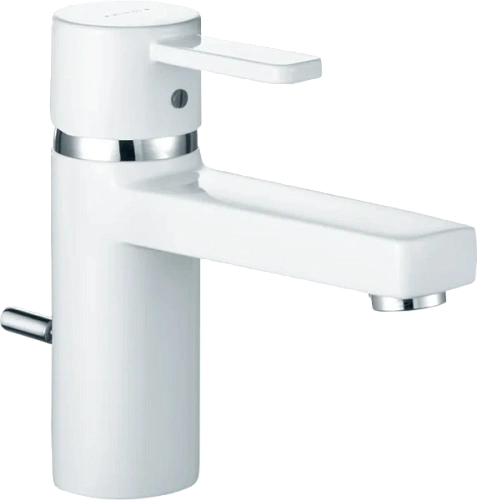 Смеситель для раковины Kludi Zenta белый - фото 2