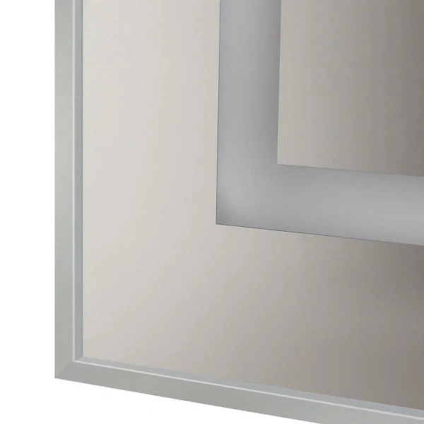 Зеркало с подсветкой BelBagno Kraft 70 см сатин SPC-KRAFT-700-800-SENS-AL (детальная фотография), прямоугольные