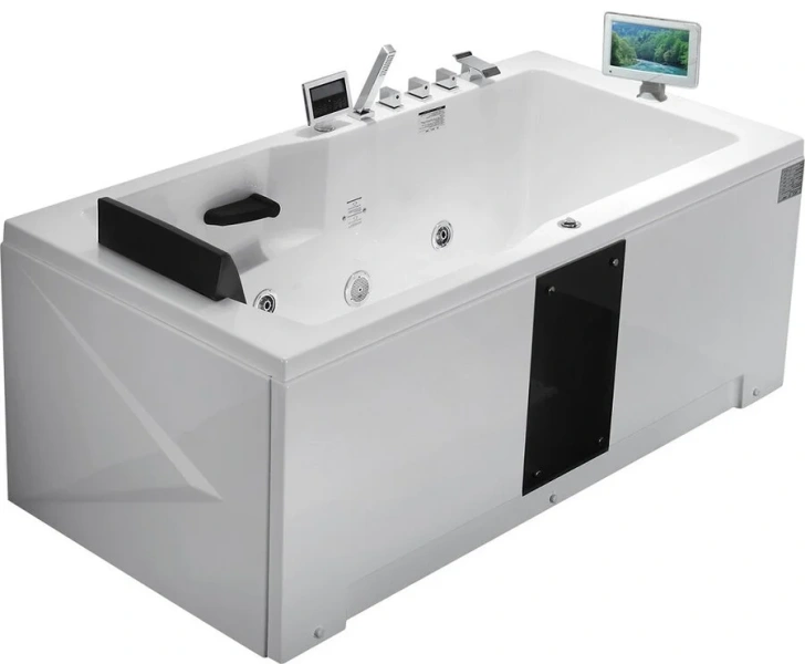 Акриловая ванна правосторонняя Gemy G9066 II O R (детальная фотография), глубокие index_1