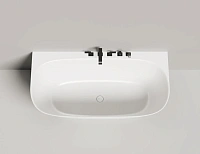 Ванна из искусственного камня Salini Sofia Wall 160x80 см белый глянцевый