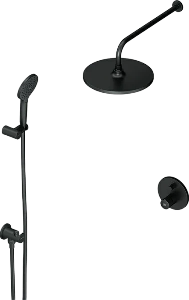 Душевой комплект Am.Pm X-Joy черный FP85A1RH22 (детальная фотография), душевые комплекты, наборы index_1