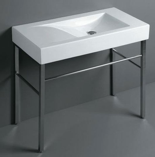 Раковина, цвет белый матовый, Simas Frozen FZ 12 BI MATT (детальная фотография), по запросу