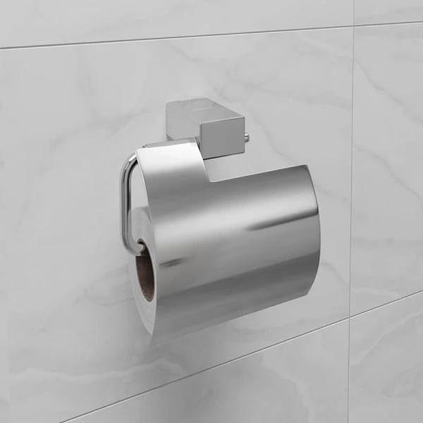 Бумагодержатель Lemark Smooth Line хром 9721010 (детальная фотография), хром