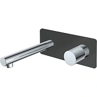 Смеситель для раковины Boheme Stick хром-черный