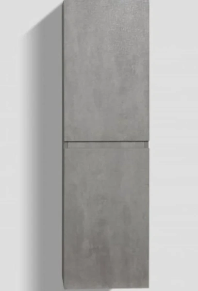 Шкаф-пенал подвесной Belbagno Luce 40 см stucco cemento LUCE-1350-2A-SC-SCM (детальная фотография), недорого