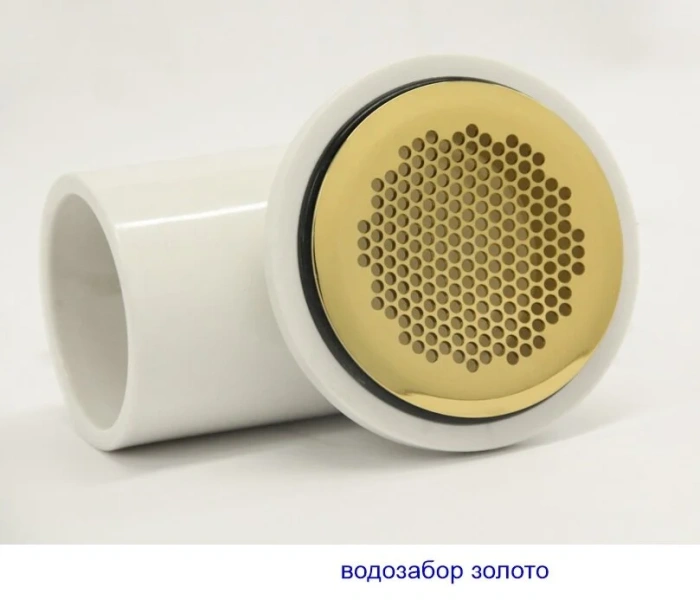 Ванна гидромассажная Whitecross Wave Slim 180 х 80 см, NANO, золото, белый, 0111.180080.100.NANO.GL (детальная фотография), с гидромассажем