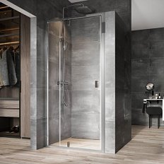 Душевая дверь в нишу Ravak Nexty NDOP2 120 см профиль блестящий