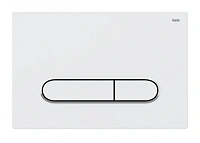 Клавиша смыва IDDIS Unifix белая/хром