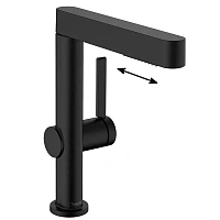 Смеситель для раковины Hansgrohe Finoris черный матовый