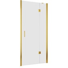 Душевая дверь профиль золотой стекло сатин Vegas-glass