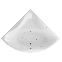 Ванна гидромассажная Excellent Glamour Ultra 150 x 150 см, белый/хром, WAEX.GLA15.ULTRA.CR