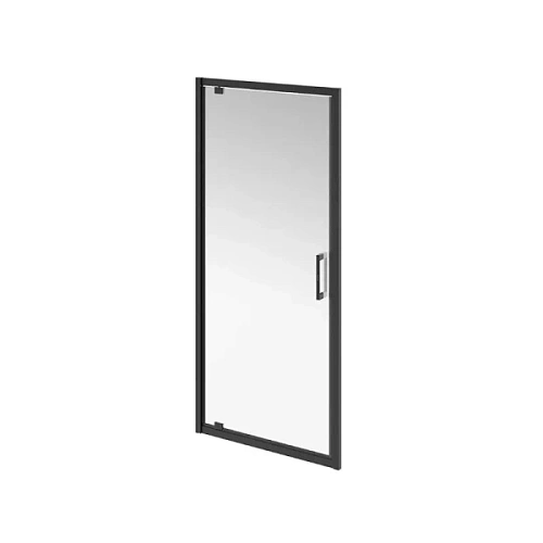 Душевая дверь в нишу Kerama Marazzi Vetro 90 см профиль черный - фото 5