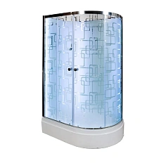 Душевая кабина Deto EM2712 120x80 см с подсветка задних стенок