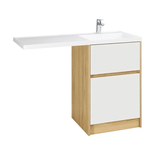 Фасад для тумбы Акватон Лондри 60 см белый - фото 5