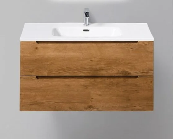 Тумба под раковину подвесная BelBagno Etna 90 см rovere nature ETNA-900-2C-SO-RN-P (детальная фотография)