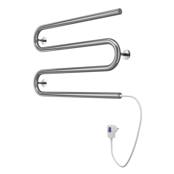 Полотенцесушитель электрический Terminus M-образный 600x350 нержавеющая сталь 4620768883927 (детальная фотография), хром