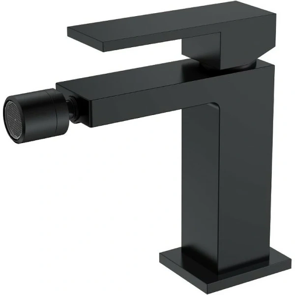 Смеситель для биде Boheme Qubic черный матовый 476-B (детальная фотография)
