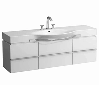 Тумба под раковину подвесная Laufen Case 150 см белая глянцевая