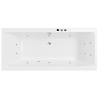 Ванна гидромассажная Excellent Pryzmat Smart 180 x 80 см, белый/хром, WAEX.PRY18.SMART.CR