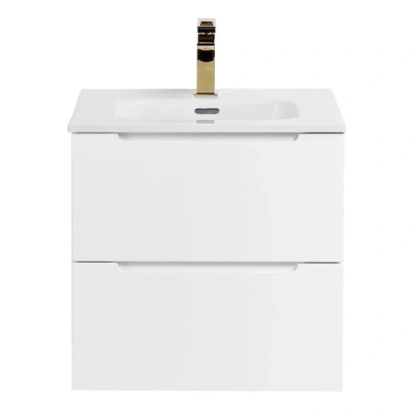 Тумба под раковину подвесная BelBagno Etna 50 см bianco lucido ETNA-500-2C-SO-BL (детальная фотография)