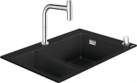 Мойка для кухни Hansgrohe C51-F635-09 77 см со смесителем
