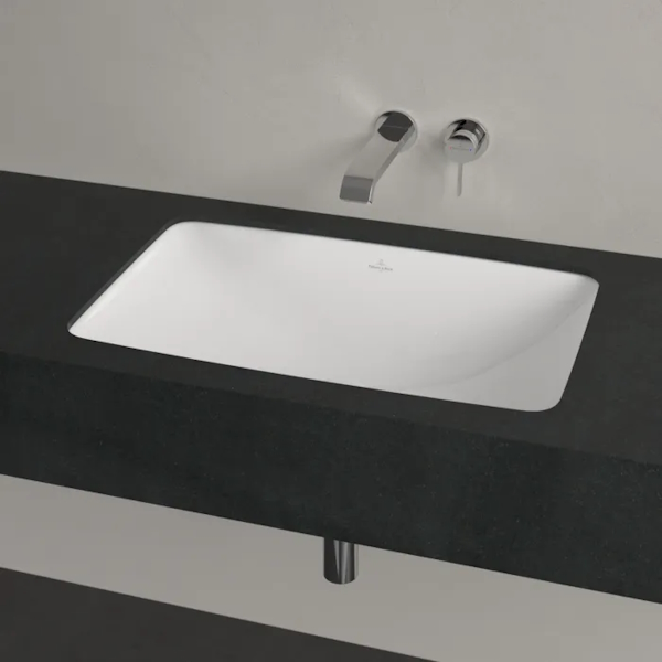 Раковина Villeroy & Boch Loop & Friends 68 см альпийский белый 4A580001 (детальная фотография), встраиваемые (в столешницу)