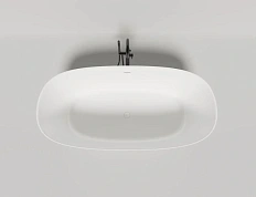 Ванна из искусственного камня Salini Sofia 185x90 см белая глянцевая