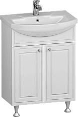 Тумба с раковиной напольная Damixa Palace One 60 см белый глянец