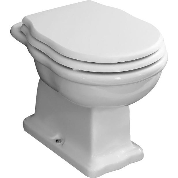 Унитаз напольный ArtCeram Hermitage HEV00 круглый (детальная фотография)