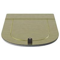 Крышка-сидение с микролифтом Artceram The One золото