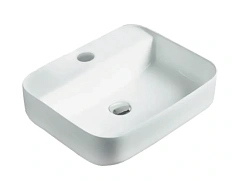 Раковина Timo Inari 50.5 см белая, накладная