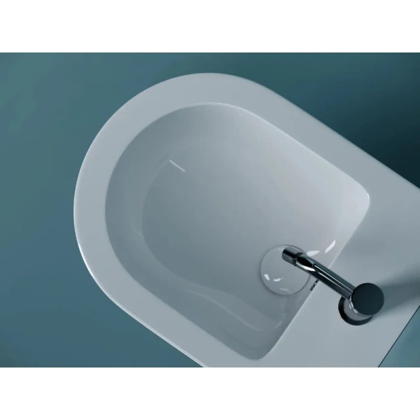 Биде подвесное Ceramica Nova Uno белое CN11002 (детальная фотография), белые