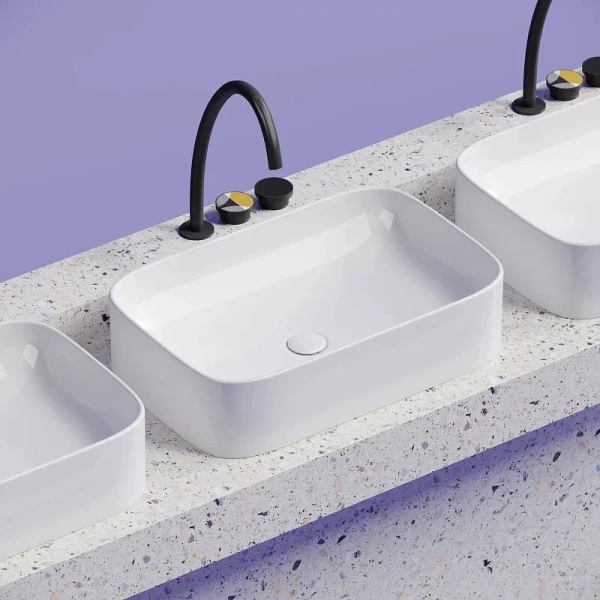 Раковина Ceramica Nova Element 60 см белая CN6053 (детальная фотография), в наличии