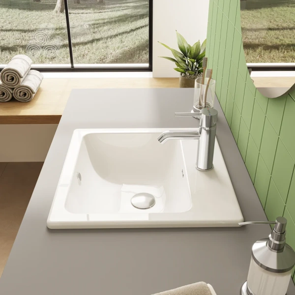 Раковина мебельная VitrA S20 5463 5463B003-0001 (детальная фотография), 45 см