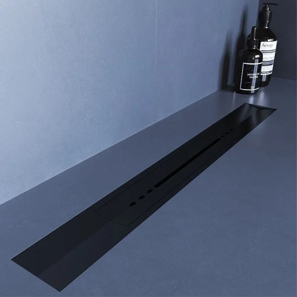 Душевой трап RGW SDR-53B 60 см черный 76215360-04 (детальная фотография), для монтажа в пол