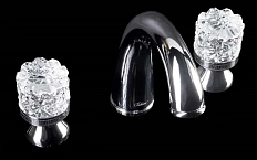 Смеситель для раковины Boheme Crystal округлый