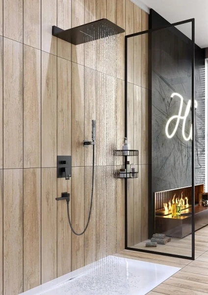 Душевой комплект Timo Briana черный SX-7119/03SM (детальная фотография), в наличии