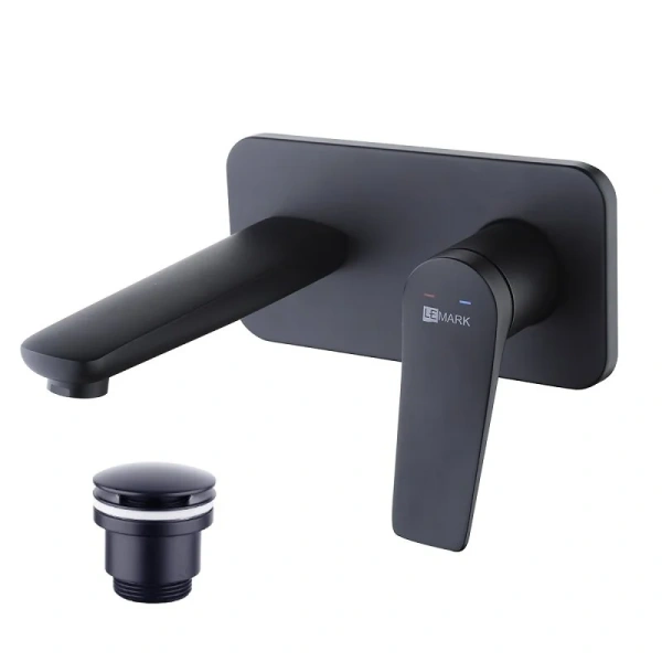 Смеситель для раковины Lemark Bronx черный LM3726BL (детальная фотография)