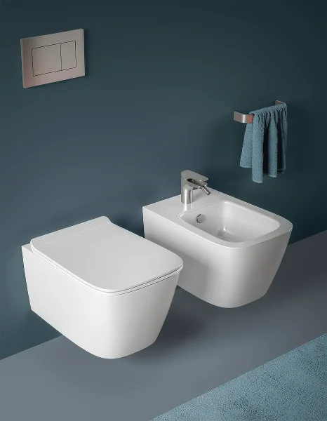 Биде подвесное ArtCeram A16 белое ASB004 01 00 (детальная фотография), современные, hi-tech