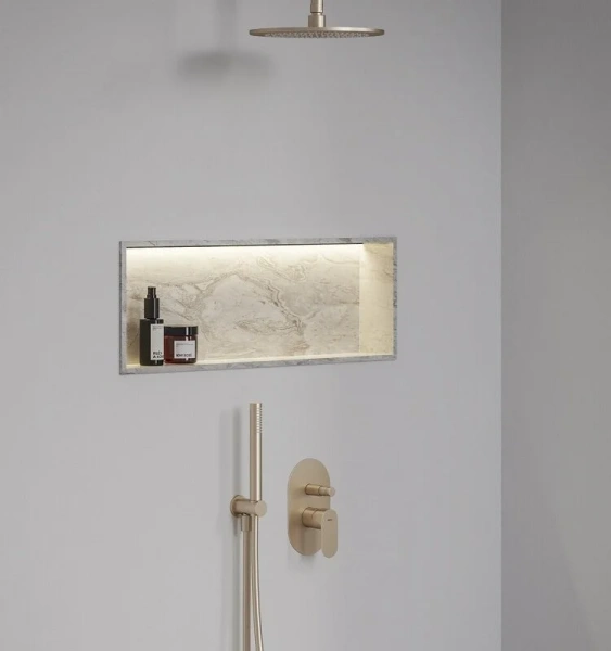 Смеситель для душа Ravak Eleganta розовое золото X070372 (детальная фотография), золото