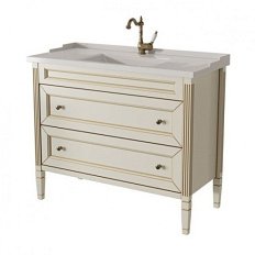 Тумба под раковину напольная Caprigo Albion Promo 100 см бежевая