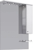 Зеркало с подсветкой Aqwella Барселона 85 см со шкафчиком